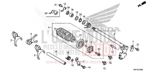 GEARSHIFT DRUM CBR1000S2H de 2017